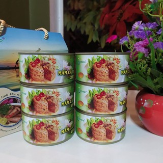 [ĐẶC SẢN AN GIANG] Combo 2 lốc mắm cá linh chưng thịt trứng 6 lon/lốc hiệu Antesco (không chất bảo quản) - HSD 24 tháng