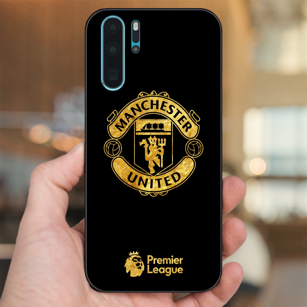 Ốp lưng Huawei P30 Pro viền đen in hình MU Manchester United