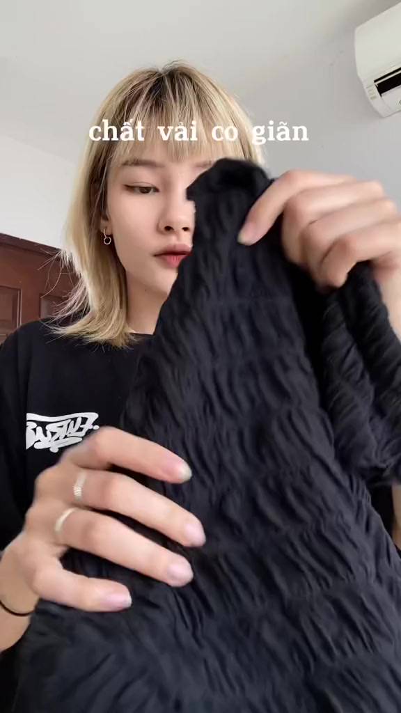 XẢ HÀNG GIÁ GỐC Áo croptop xốp kẻ gân co dãn tốt Miho House | BigBuy360 - bigbuy360.vn
