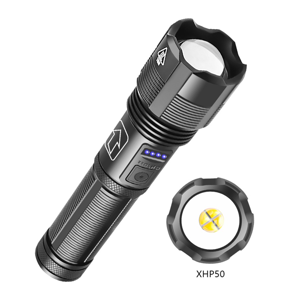  Đèn Pin Xhp50 Led 60000 Lumens Với Cổng Sạc Usb 18650 | BigBuy360 - bigbuy360.vn
