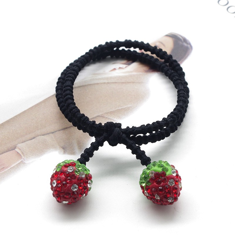 Cột tóc dâu tây lắp lánh 2019