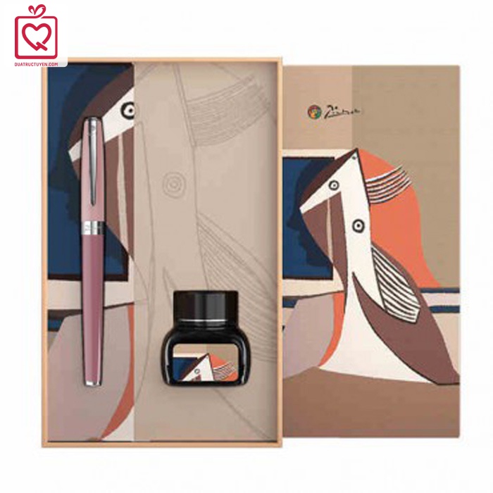 Bộ quà tặng bút Picasso cao cấp nghệ thuật Morandi 717F kèm lọ mực cô giáo 20/11 các dịp đặc biệt
