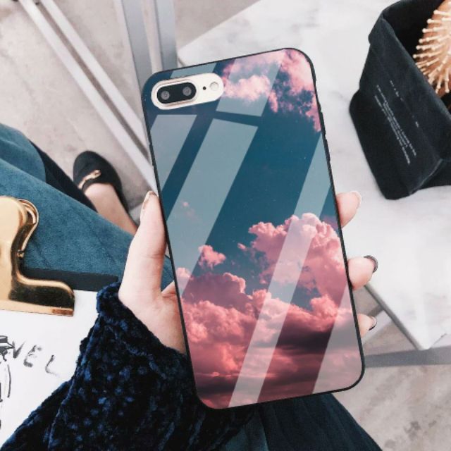 Ốp Lưng Kính Cường Lực / Case Chống Vỡ Dành Cho 13ProMax 12ProMax 11ProMax X XSMAX Fukishop