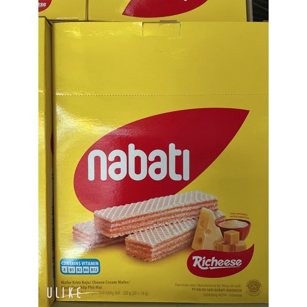 Bánh Nabati hộp 20 thanh