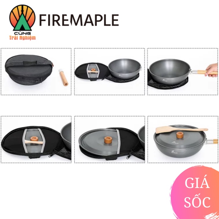 Chảo Xào Shan She Gấp Gọn Phong Cách Trung Fire Maple FMC-NOI