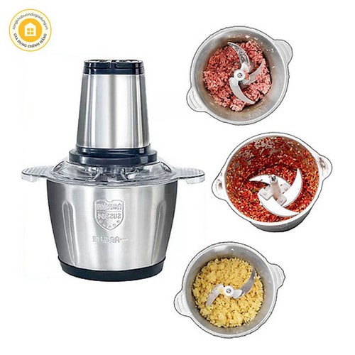 MÁY XAY THỊT ĐA NĂNG INOX 4 LƯỠI SIÊU BỀN(BẢO HÀNH 1 NĂM)