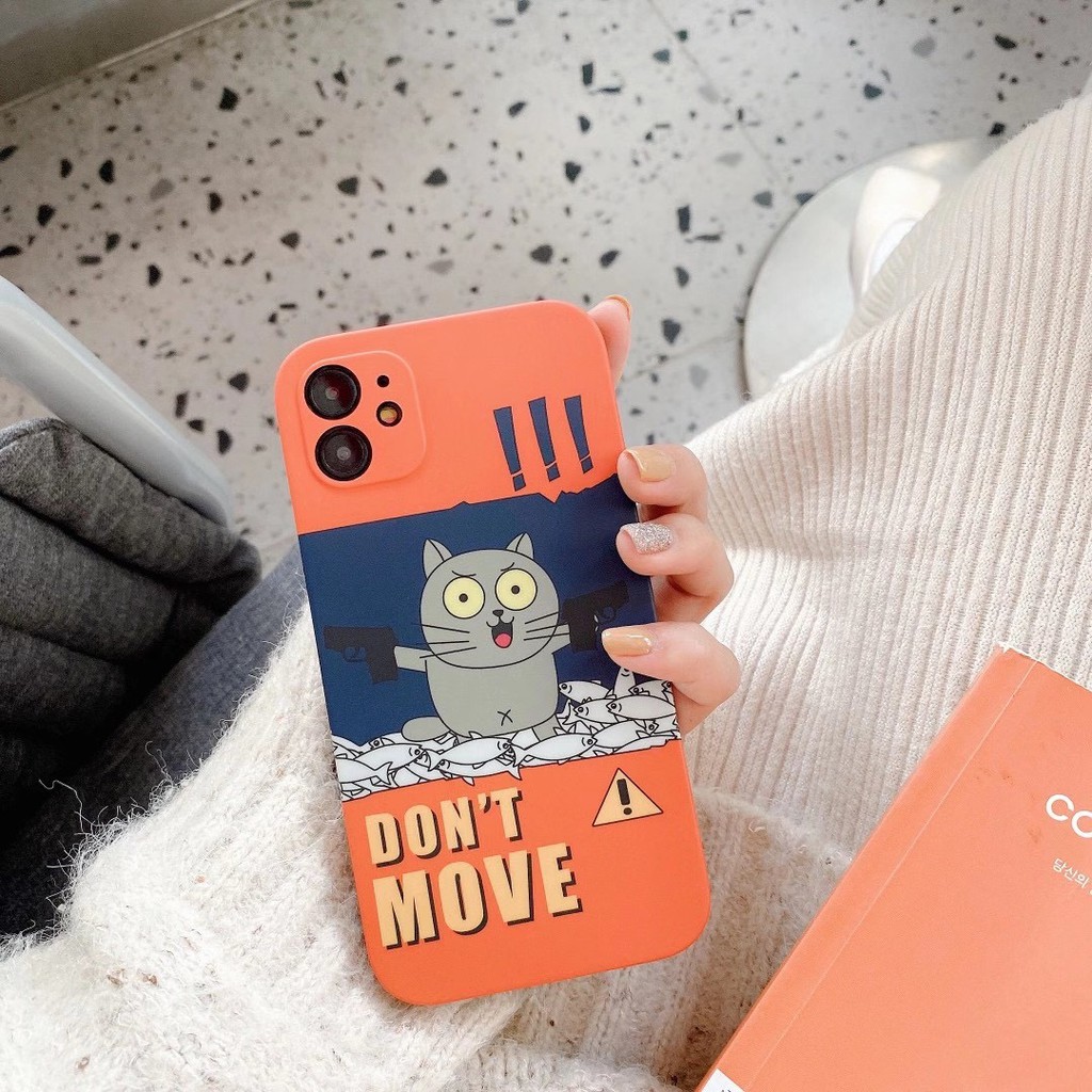 Ốp Điện Thoại Hình Mèo Dễ Thương Cho Iphone 11 Pro Max X Xr Xs Max 7 8 Plus Se 2020 12 12 Mini Pro Pro Max | BigBuy360 - bigbuy360.vn