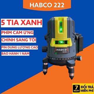 Máy cân bằng laser 5 tia xanh habco 222