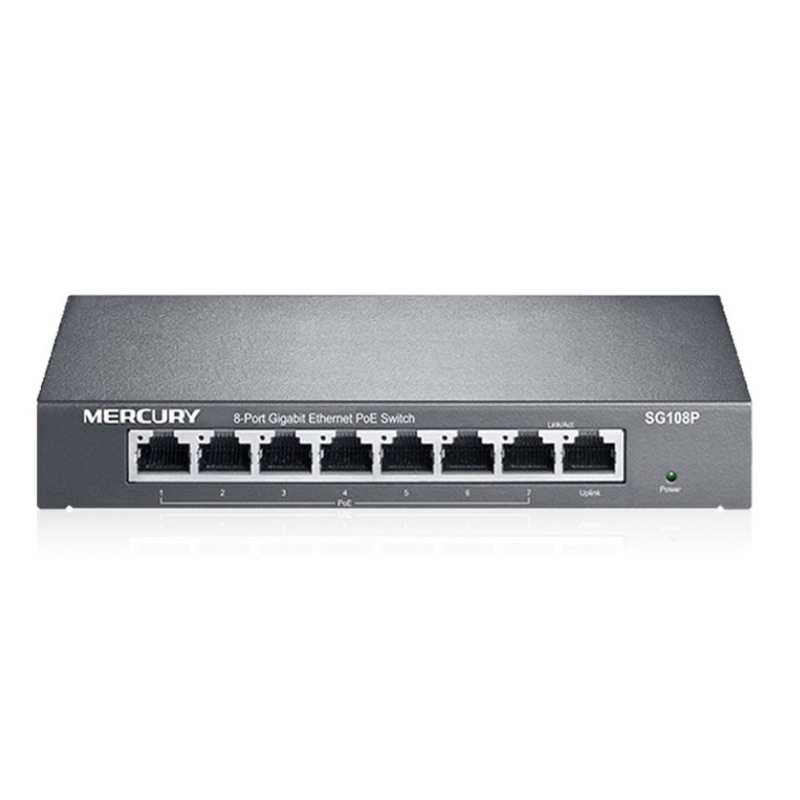 Bộ chia mạng POE Gigabit SG108,MSG08CP 8 cổng vỏ thép