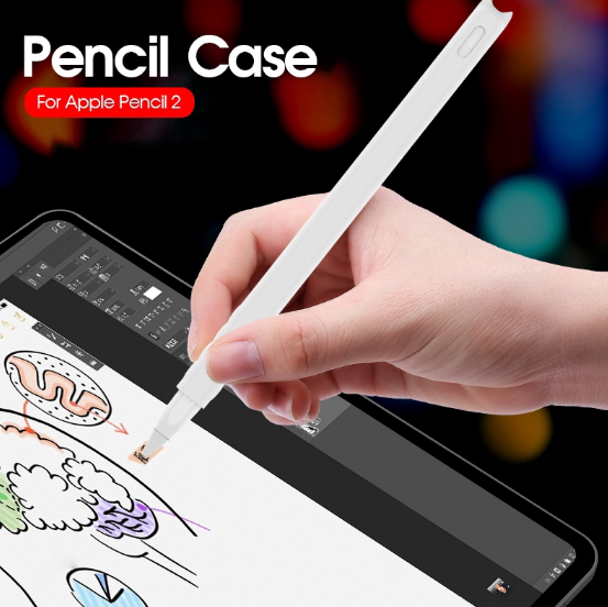 Vỏ đựng silicon mềm bảo vệ bút cảm ứng thích hợp cho Apple Pencil Gen 2