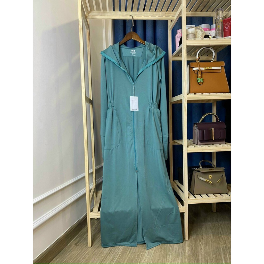 K5 Váy Nắng Thân Dài Hàng Kim Cương Thông Hơi Chống UV Tuyệt Đối