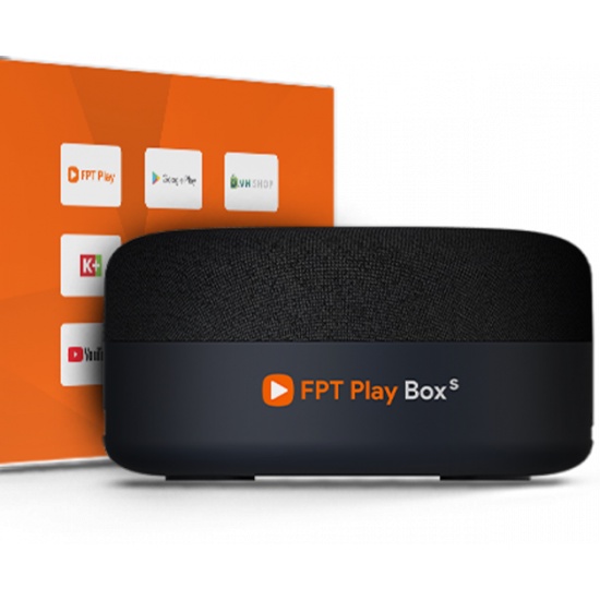 FPT PLAY BOX S 2021 FPT TELECOM -Model T590 Hands-free Android TV 10 Box Kết Hợp Loa Điều Khiển Giọng Nói + 4K