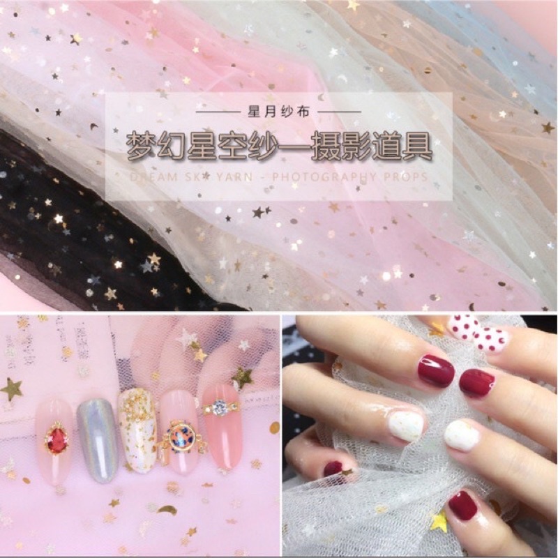 Thảm Ren lưới chụp ảnh nail