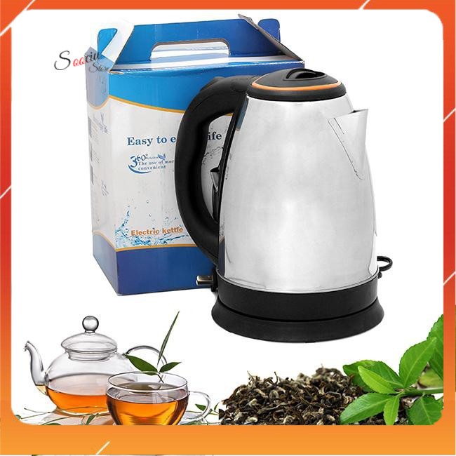 [Hàng sẵn] 🔥Xả Kho🔥 Ấm Siêu Tốc Đun Nước Electric Kettle Dung Tích 1.8 Lít Loại 1 Lớp💖FREESHIP💖