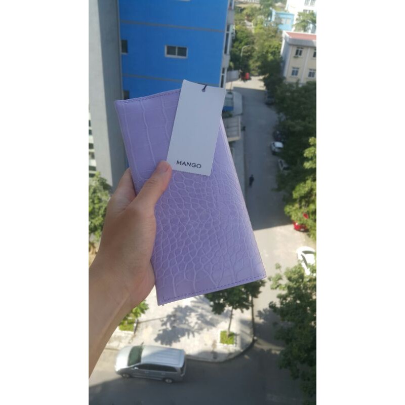 Ví tím Mango - hxt Nga kèm bill