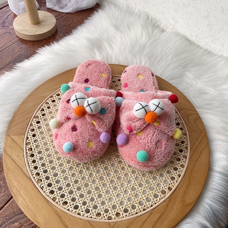 Dép bông, dép đi trong nhà nỉ hình thú xinh xắn