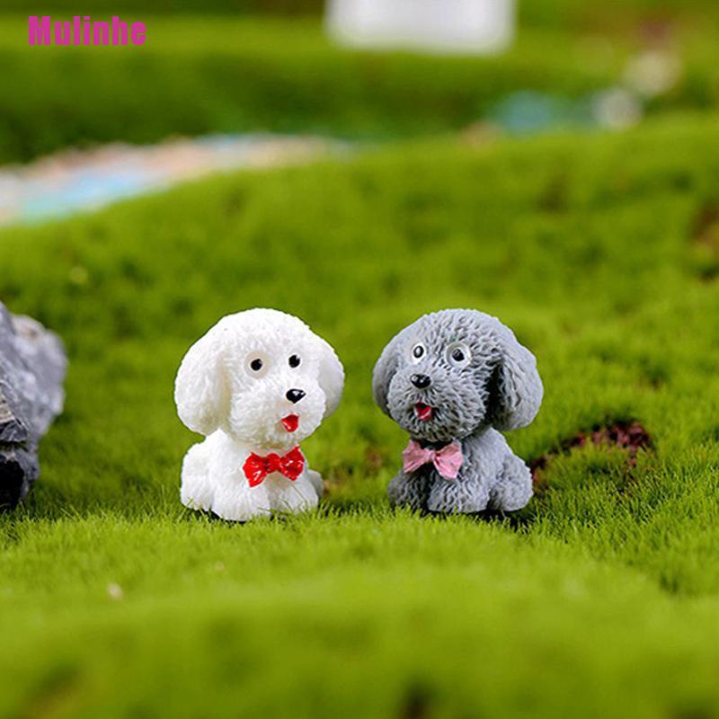 Mô Hình Chú Chó Mini Dễ Thương Dùng Trang Trí Sân Vườn