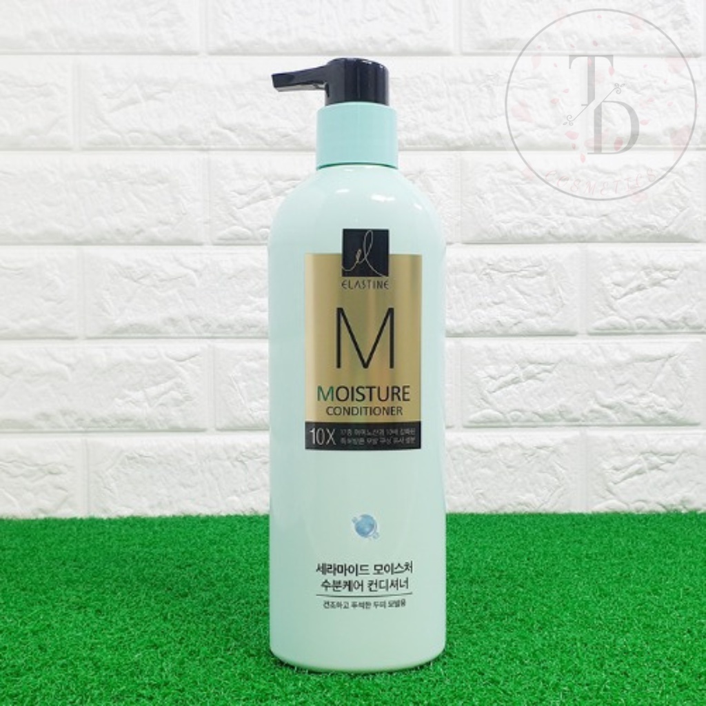 Bộ Dầu gội xả Hàn Quốc siêu mượt dưỡng tóc M Elastine Ceramide Moisture Care 10X Shampoo 680ml