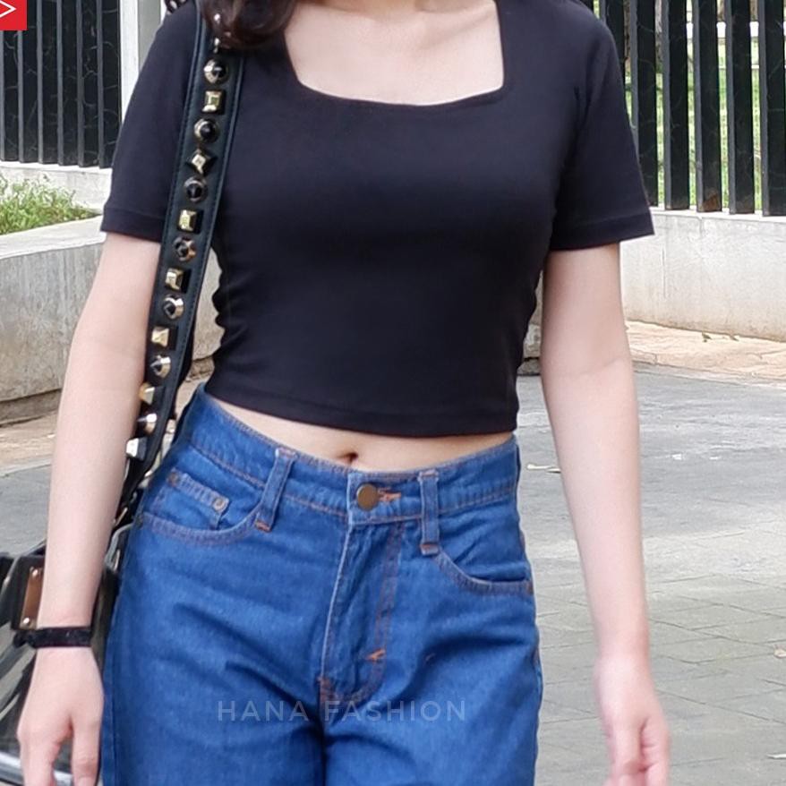 Áo Thun Croptop Y-68 X Hana Thời Trang Size S - Xxl