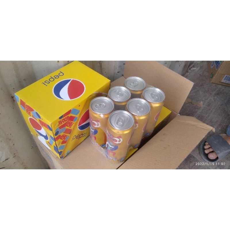 [fs70]Thùng 24 lon Pepsi 330ml và lon Pepsi ngõ 245ml/thùng 24 lon Pepsi vàng