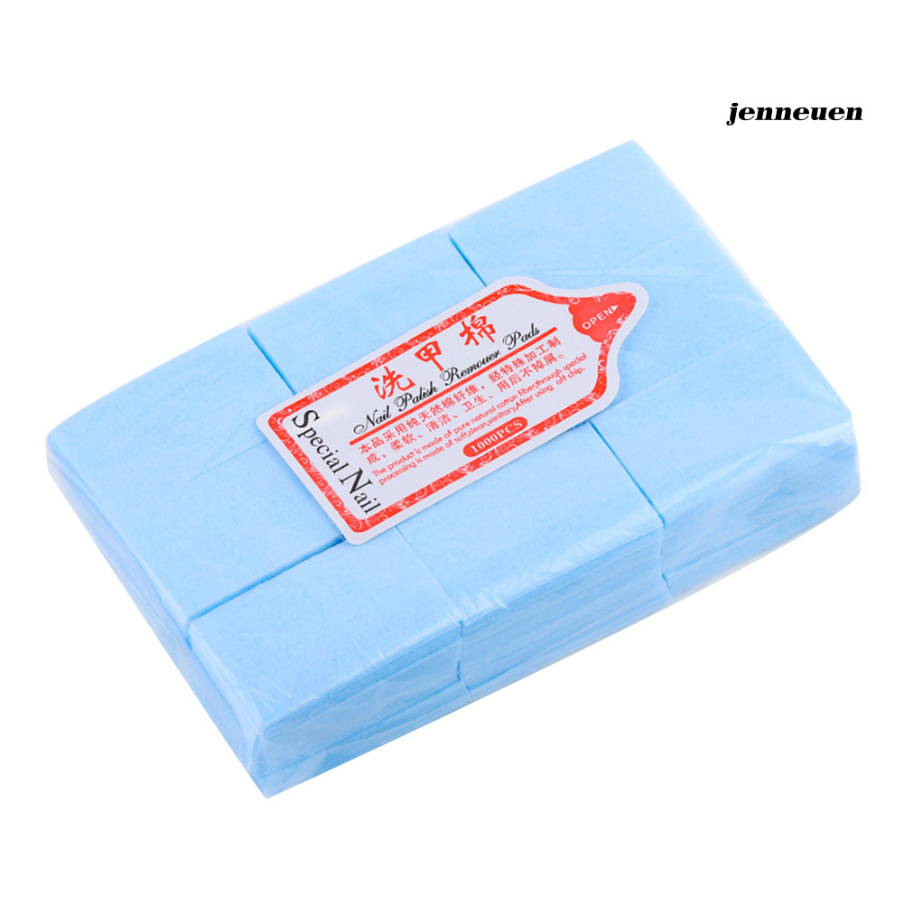 [Hàng mới về] Set 600 miếng bông tẩy sơn móng sử dụng một lần tiện dụng