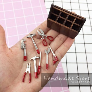 Bộ dụng cụ sửa chữa có hộp - Mô hình tĩnh tỉ lệ 1:12