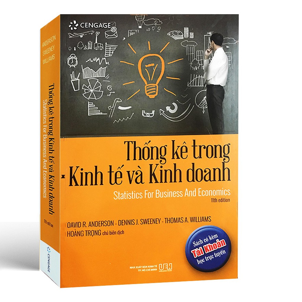 Sách - Thống Kê Trong Kinh Tế Và Kinh Doanh - Statistics For Business And Economics (Kèm Tài Khoản Học Trực Tuyến)