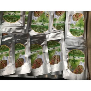 Bột đắp mặt nạ dẻo Bạc Hà gói 100gr