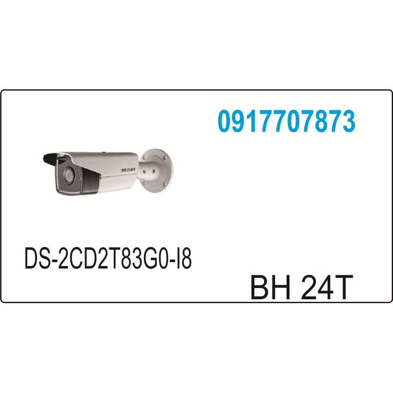 CAMERA HIKVISION DS-2CD2T83G0-I8