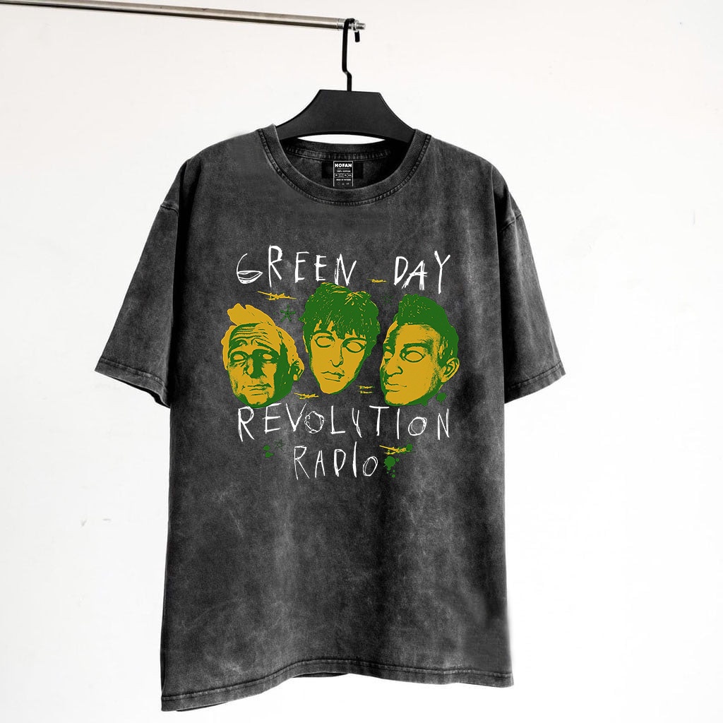 Áo thun tay lỡ Wash Xám đen Hip Hop phông Unisex nam nữ Cotton oversize form rộng