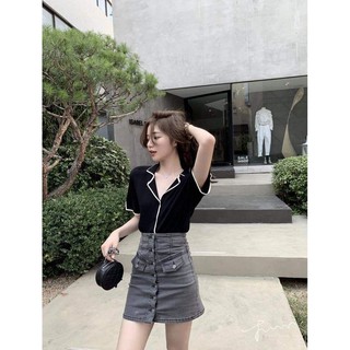 Áo sơ mi cổ B