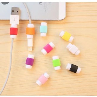 Vỏ Bọc Bảo Vệ Đầu Dây Cáp Sạc Truyền Dữ Liệu Cho Apple