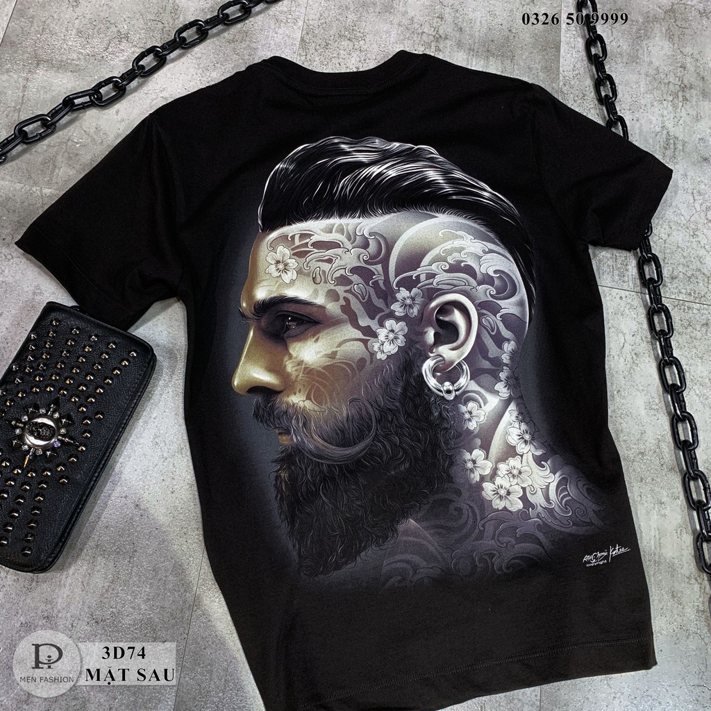 Áo Phông Nam nữ 3D chuẩn Thái Lan - A3D74