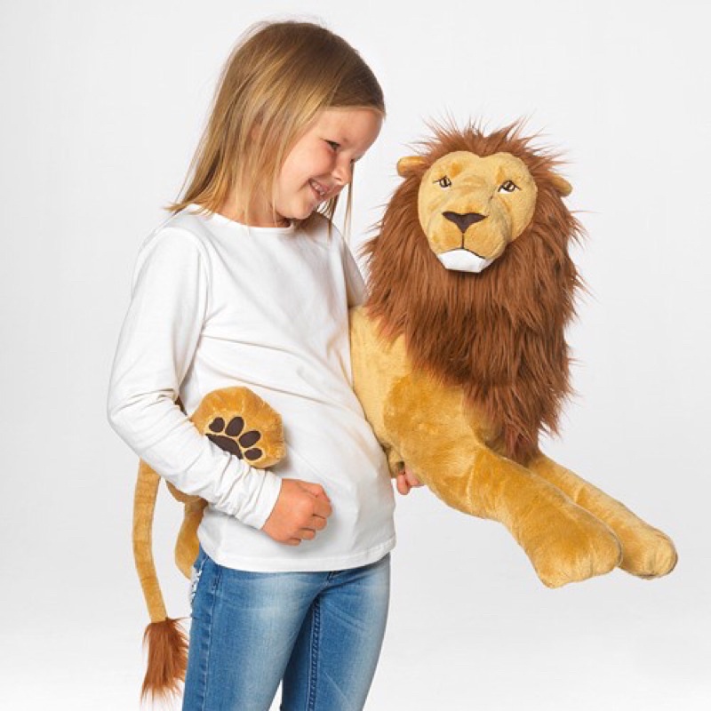 Gấu bông Sư tử IKEA chính hãng 100% 80cm Lion Plus