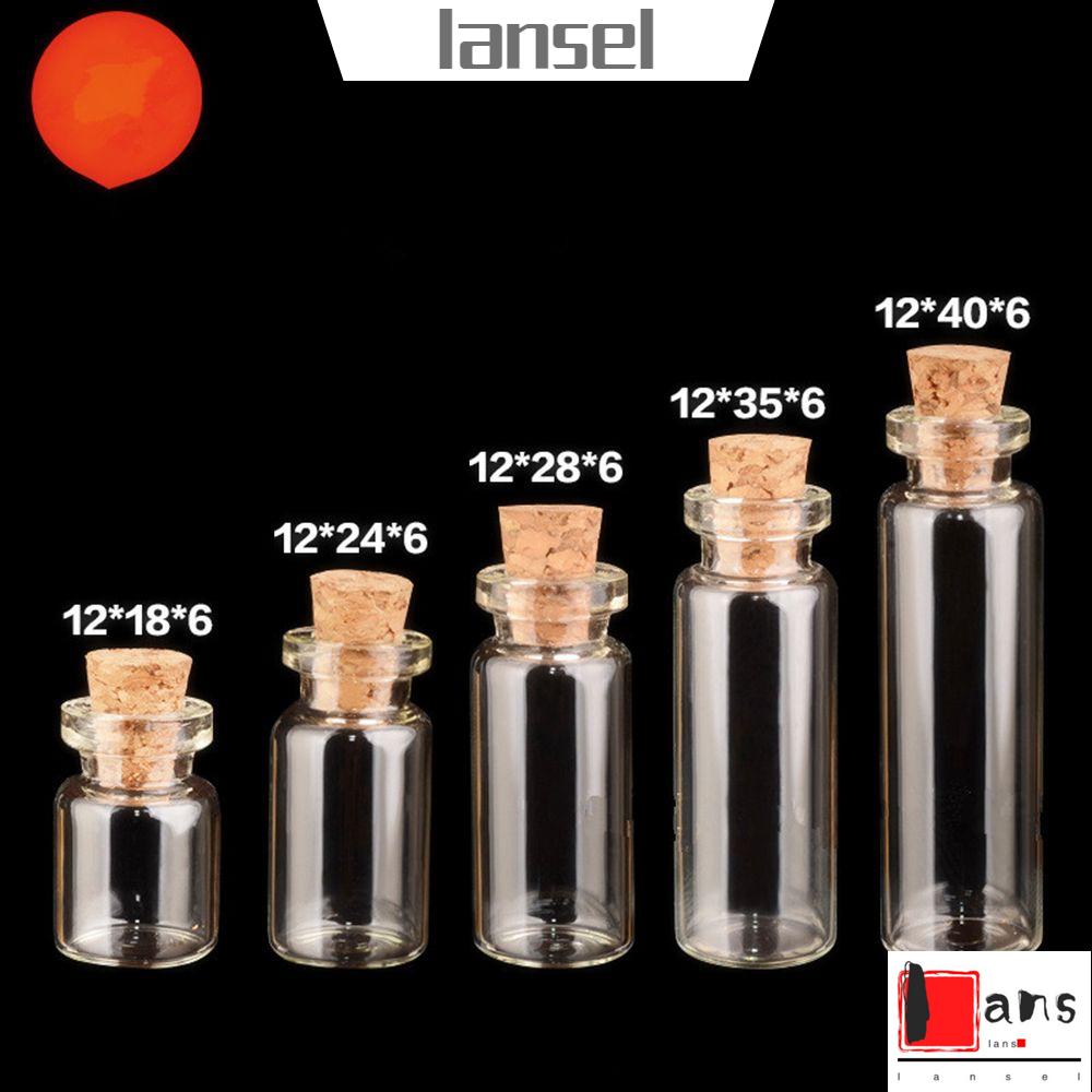 Lọ thủy tinh nhỏ trong suốt có nút bần tiện lợi