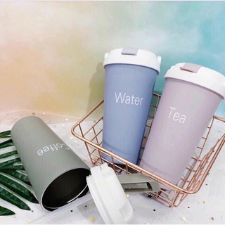 Bình giữ nhiệt Tea - Water - Coffee có ống hút, chất liệu inox sus 304, giữ nhiệt nóng, lạnh khoảng 8h T2