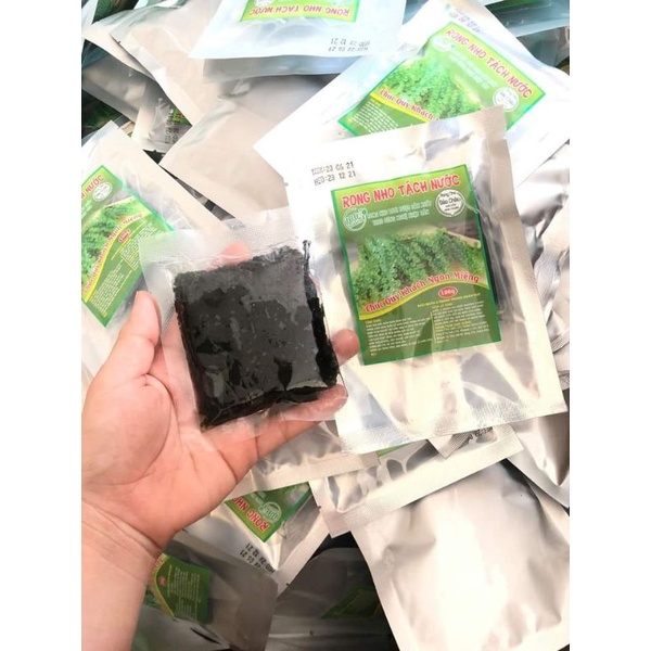 Rong nho tách nước. Khánh Hòa - 100 g  + tặng kèm sốt