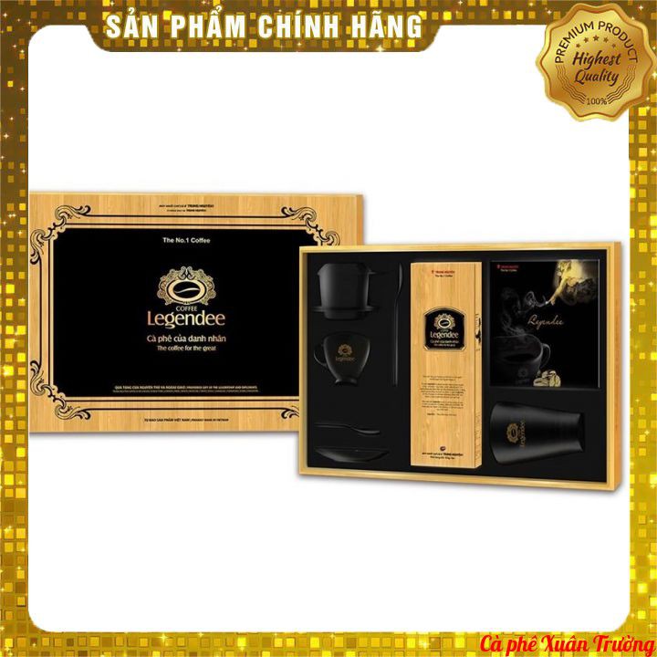 Hộp quà cao cấp Cà phê Chồn Legendee Trung Nguyên