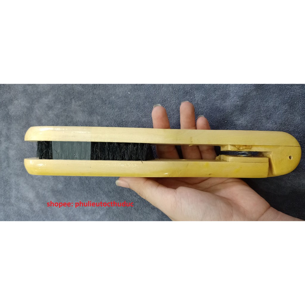 Kẹp gỗ bấm tóc dùng để duỗi thẳng tóc - phụ liệu tóc Thủ Đức
