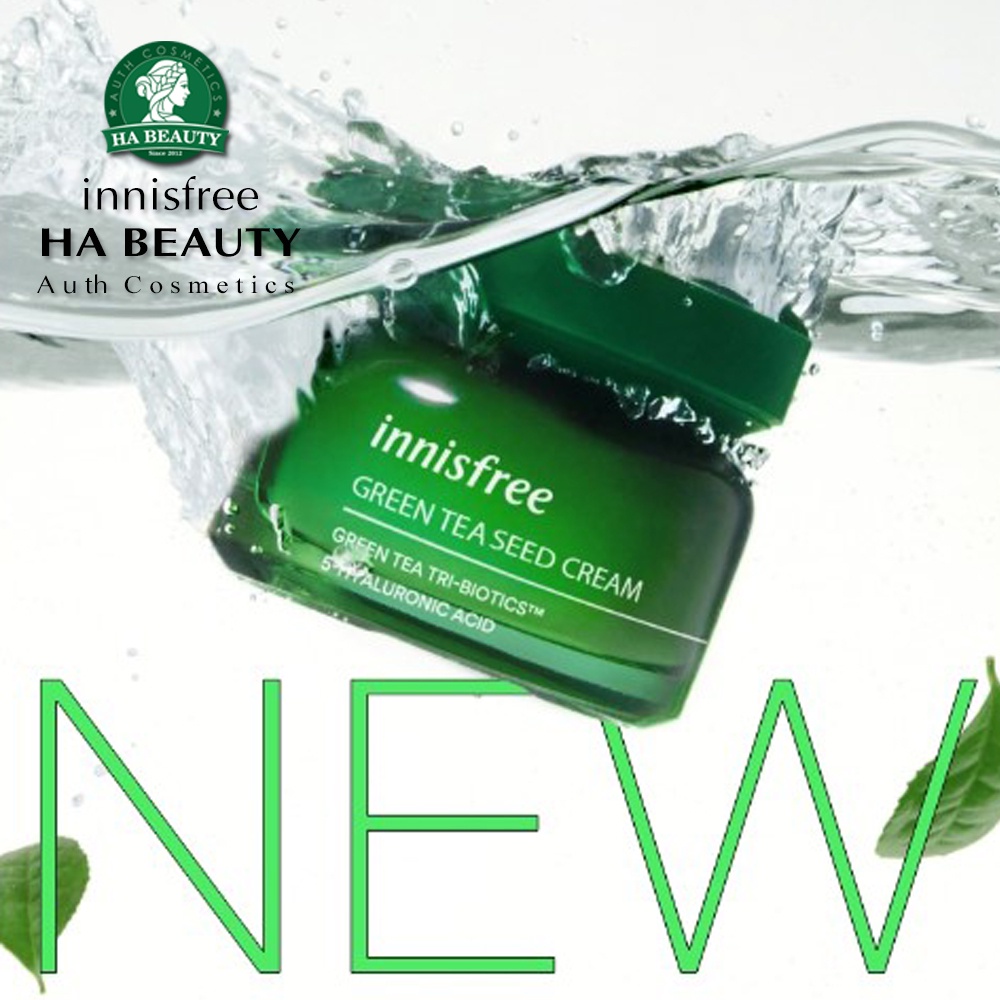 Kem dưỡng ẩm trà xanh chống lão hóa innisfree Green Tea Seed Cream 50 mL
