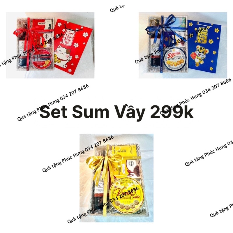 GIỎ QUÀ TẾT 2022 - Set Sum Vầy 4 món cao cấp Hộp Quà Tết sang trọng | BigBuy360 - bigbuy360.vn