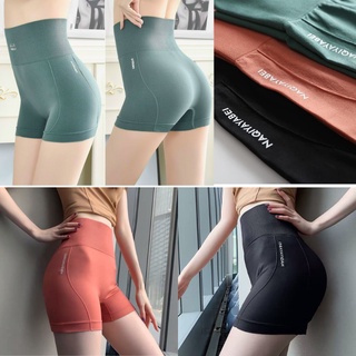 Quần Đùi tập Gym, Mặc Trong Váy, Gen Bụng Cao, Chất Cotton Spandex thể thao hoàn hảo, Freesize 40-64KG