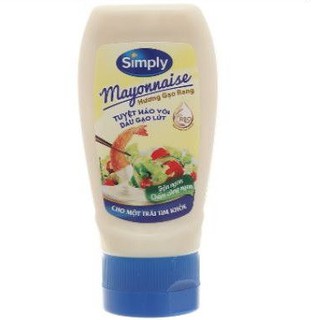 sốt mayonmaise simply chai 230g