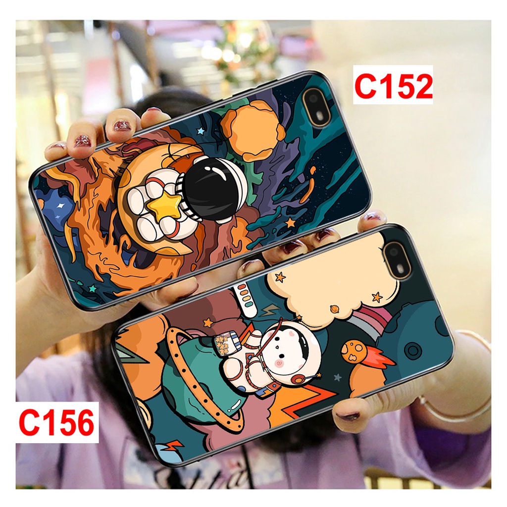 Ốp lưng Oppo A3s - A1k - Realme C1 - C2 in hình vũ trụ cute.