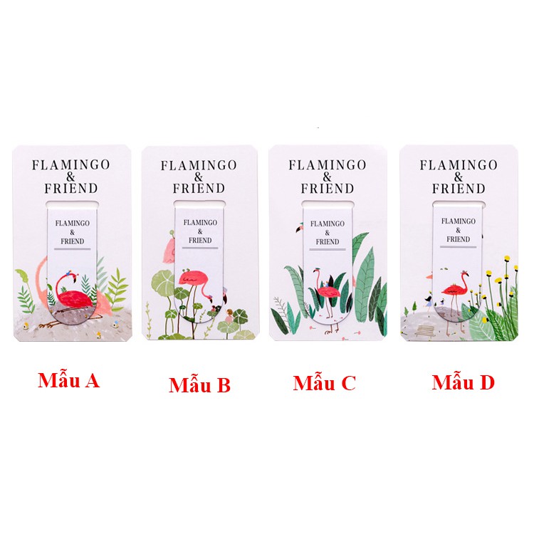 BOOKMARK NAM CHÂM ĐÁNH DẤU TRANG FLAMINGO &amp; FRIEND SIÊU XINH XẮN