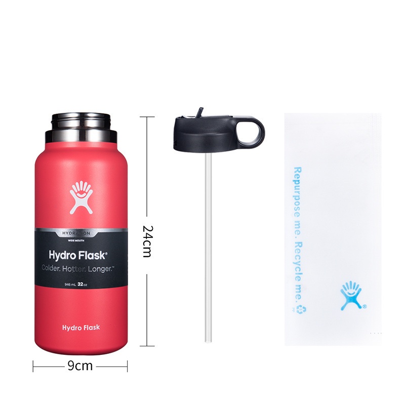 Bình Nước Giữ Nhiệt 32oz / 40oz Miệng Rộng 2.0 Bằng Thép Không Gỉ