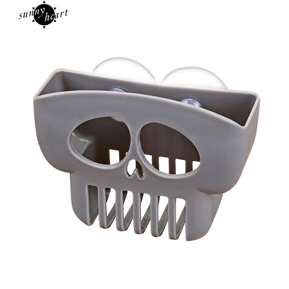 Giá hút để miếng xốp rửa chén thiết kế kiểu đầu lâu độc đáo