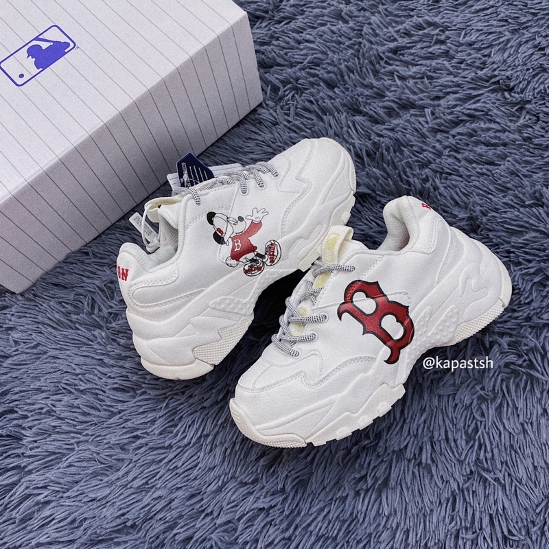 Giày sneaker Giày 𝐌𝐋𝐁 mickey mouse đỏ (Fullbox)