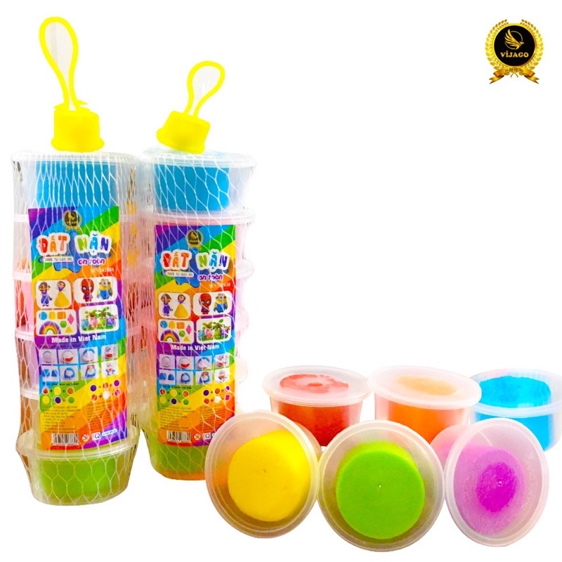 Đất nặn bột mì vijago Việt Nam( 6màu và 10màu)