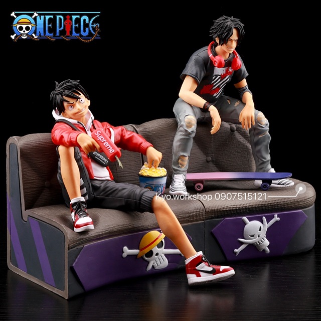 Mô hình figure nhân vật Luffy - ACE - Zoro trong One Piece